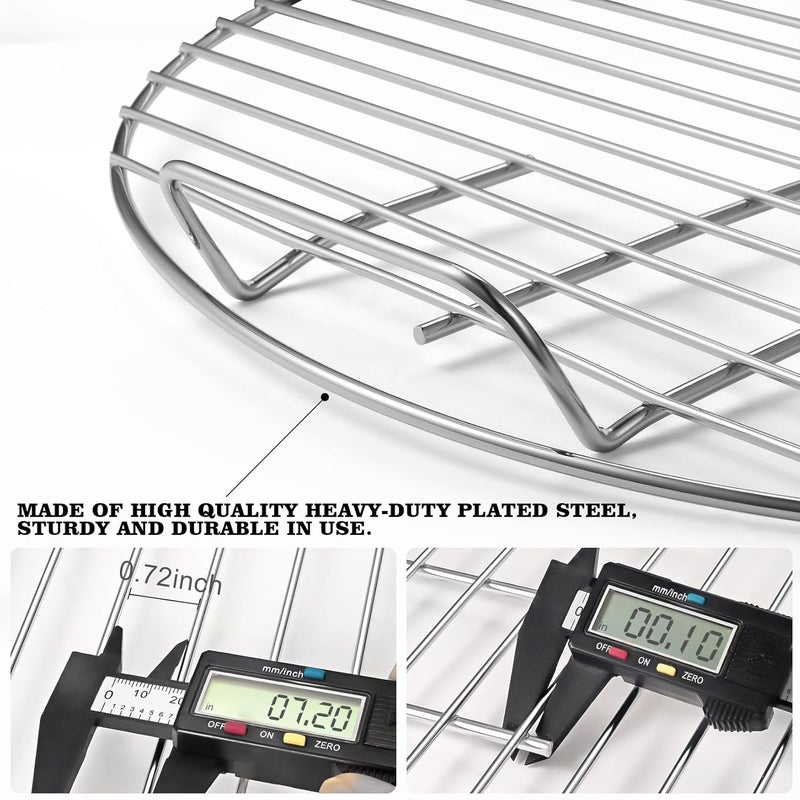 Coolbird Replacement Cooking Grate, Fits 22 inch Weber Charcoal Grills (22" Original Kettle and Original Kettle Premium, Master-Touch, Bar-B-Kettle, Performer), Silver - Image 4